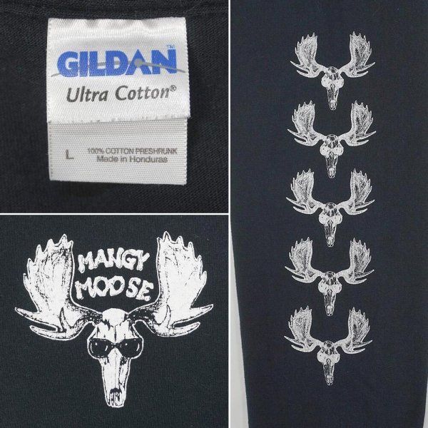 画像3: 00's MANGY MOOSE L/S 両面プリントTシャツ (3)