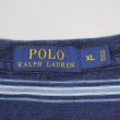 画像2: 00's Polo Ralph Lauren マルチボーダー ポケットTシャツ “Indigo Dye” (2)