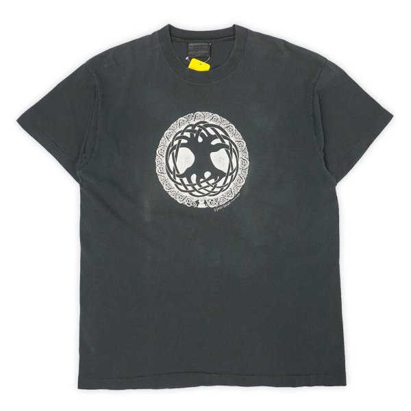 画像1: 90's Keltic Designs by Jen Delyth プリントTシャツ "BLACK" (1)