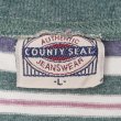 画像2: 90's COUNTY SEAT マルチボーダーTシャツ "MADE IN USA" (2)
