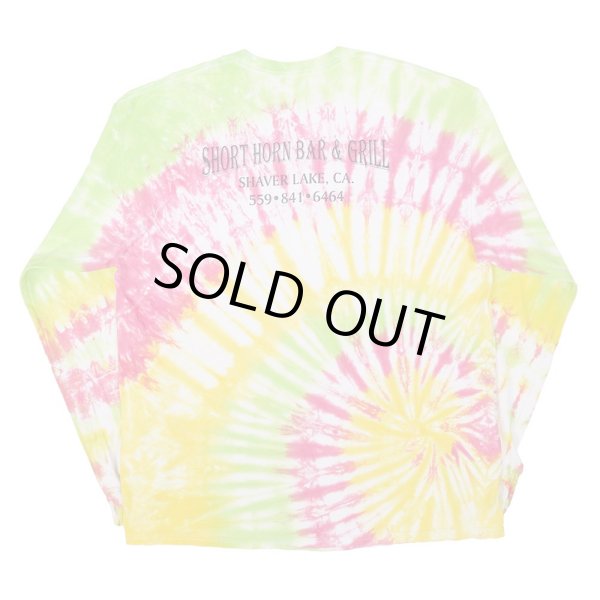 画像2: SHORTHORN BAR & GRILL タイダイ染め L/S プリントTシャツ (2)