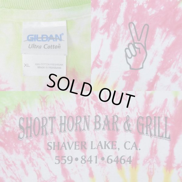 画像3: SHORTHORN BAR & GRILL タイダイ染め L/S プリントTシャツ (3)