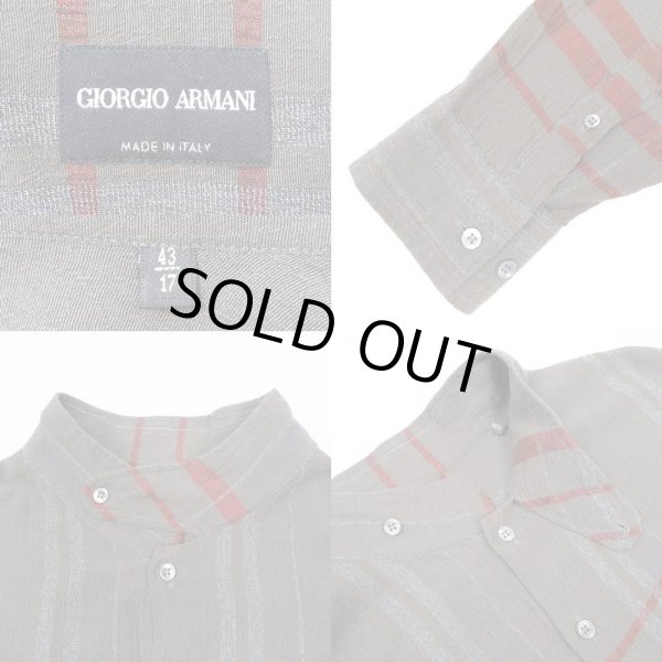 画像3: 90's Giorgio Armani ハイネック レーヨンシャツ "MADE IN ITALY" (3)