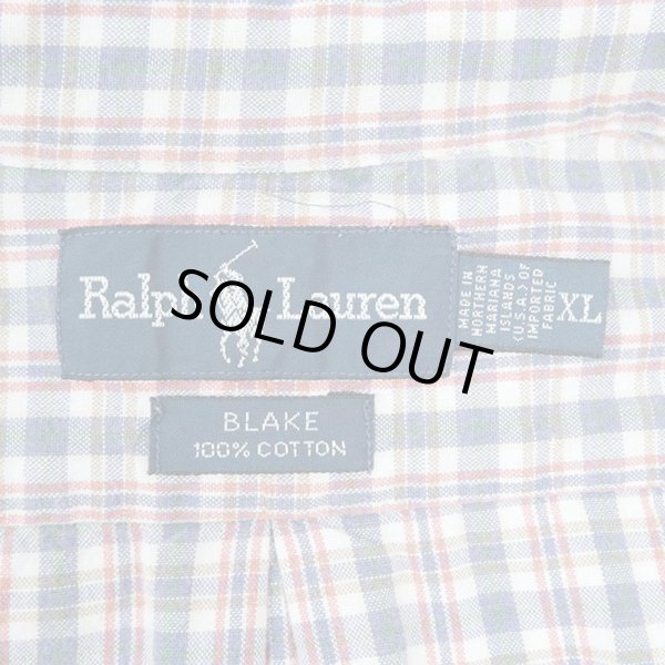 画像3: 90's Ralph Lauren S/S ボタンダウンシャツ "BLAKE" (3)