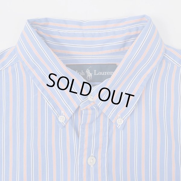 画像3: 00's Polo Ralph Lauren マルチストライプ柄 ボタンダウンシャツ "CLASSIC FIT" (3)