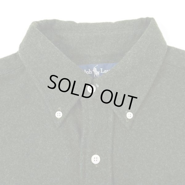 画像5: 90's Polo Ralph Lauren ウール ボタンダウンシャツ "BLAKE" (5)