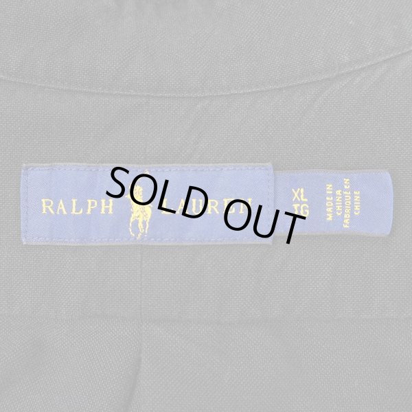 画像2: 00's Polo Ralph Lauren S/S ボタンダウンシャツ “ALL BLACK” (2)