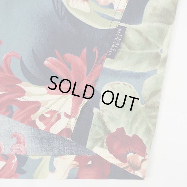 画像4: 90's CHAPS Ralph Lauren S/S 総柄 オープンカラーシャツ (4)