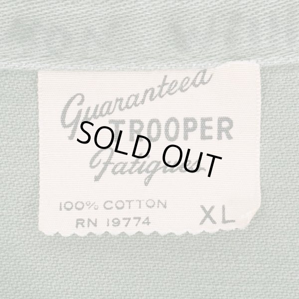 画像2: TROOPER コットンサテン ユーティリティーシャツ "sizeXL" (2)