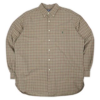 90's Polo Ralph Lauren パッチワークシャツ - used&vintage box