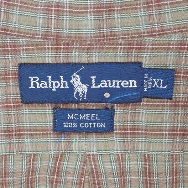 画像2: 90's Polo Ralph Lauren ボタンダウンシャツ “MCMEEL” (2)