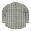 画像1: 90s KHAKI'S by ARROW ボタンダウンシャツ "Gray Plaid" (1)
