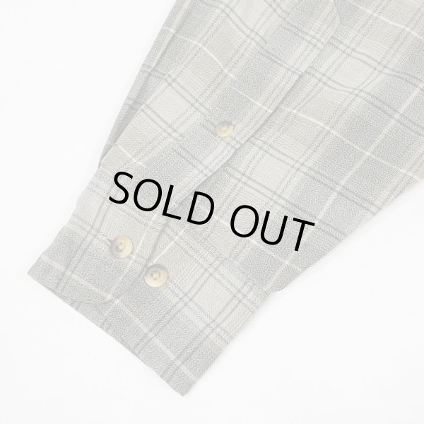 画像4: 90s KHAKI'S by ARROW ボタンダウンシャツ "Gray Plaid" (4)