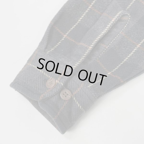 画像4: Late 90's ST JOHN'S BAY ヘビーネルシャツ "Black Plaid" (4)