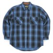 画像1: 00's Field & Stream ヘビーネルシャツ "Ombre Plaid" (1)