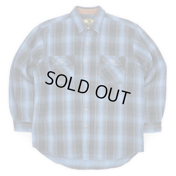 画像1: 00's Field & Stream ヘビーネルシャツ "Ombre Plaid" (1)