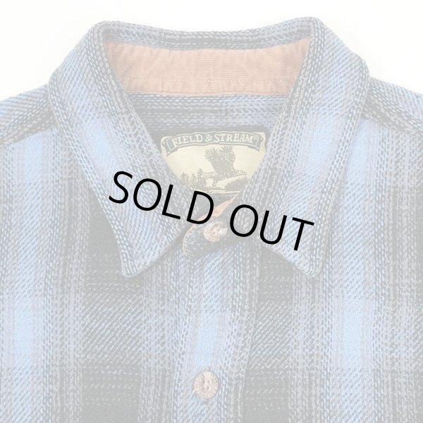 画像3: 00's Field & Stream ヘビーネルシャツ "Ombre Plaid" (3)