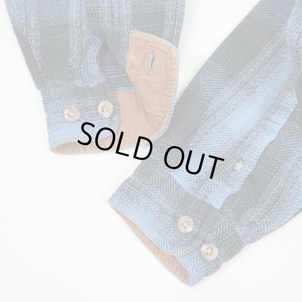 画像4: 00's Field & Stream ヘビーネルシャツ "Ombre Plaid" (4)