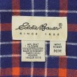 画像2: 90's Eddie Bauer フランネル ボタンダウンシャツ (2)