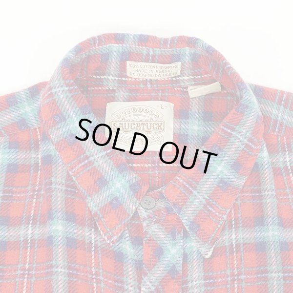画像3: 80's SAUGATUCK プリントネルシャツ "Red Plaid" (3)