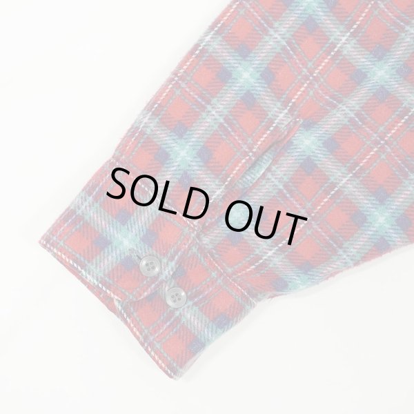 画像4: 80's SAUGATUCK プリントネルシャツ "Red Plaid" (4)