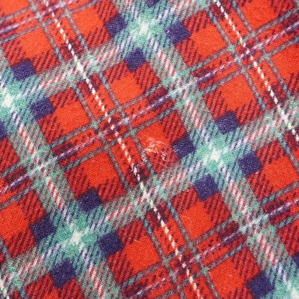 画像5: 80's SAUGATUCK プリントネルシャツ "Red Plaid" (5)