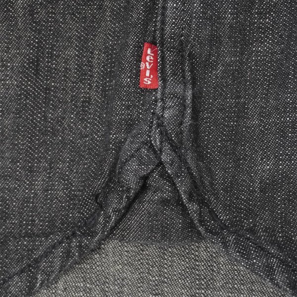 画像4: 00's Levi's 先染めブラックデニムシャツ (4)