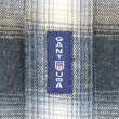 画像3: 90's GANT フランネル ボタンダウンシャツ "Navy Ombre Plaid" (3)