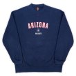 画像1: 00's NIKE スモールスウォッシュロゴ刺繍 スウェット "ARIZONA WILDCATS" (1)