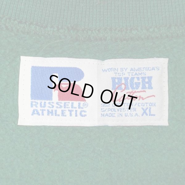 画像2: 90's RUSSELL カレッジプリント スウェット "MADE IN USA" (2)