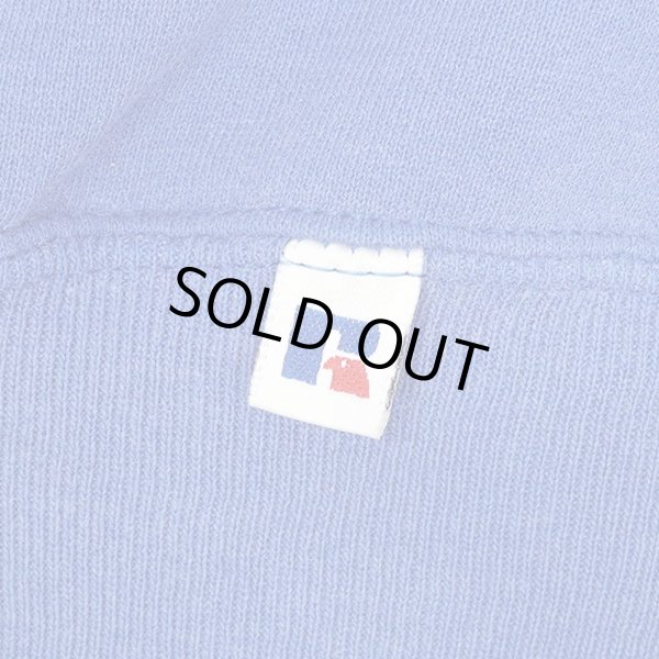 画像3: 90's RUSSELL 前V ブランクスウェット "MADE IN USA / BLUE" (3)