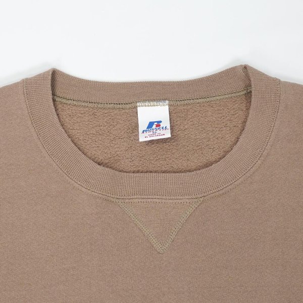 画像3: 00's RUSSELL 前V ブランクスウェット "LIGHT BROWN" (3)