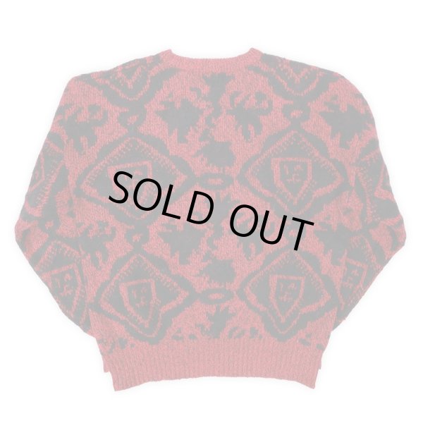 画像2: 80's Woolrich 総柄 ウールニット (2)