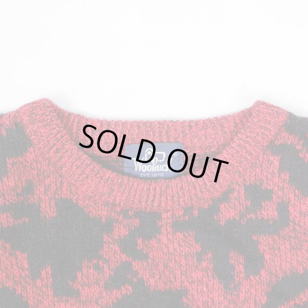 画像4: 80's Woolrich 総柄 ウールニット (4)