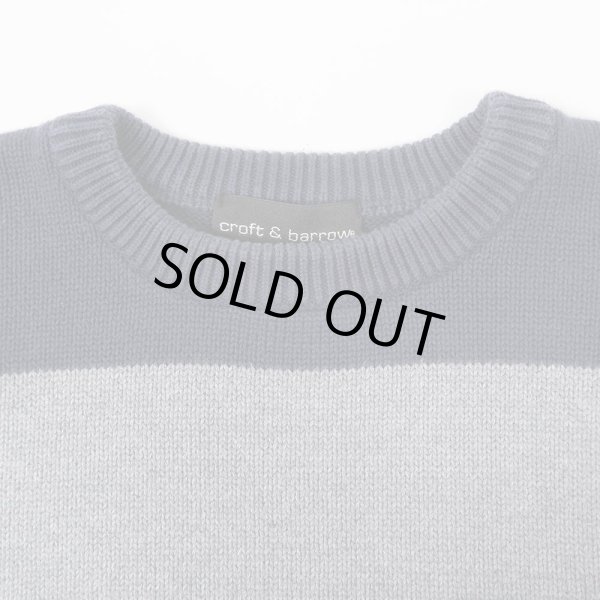 画像3: 90's-00's CROFT & BARROW ボーダー柄 コットンニット (3)