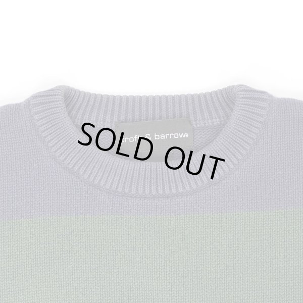 画像3: 90's croft & barrow ワイドボーダー柄 コットンニット (3)
