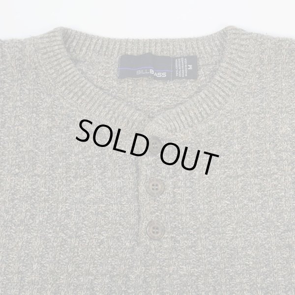 画像3: 90's BILL BLASS ヘンリーネック コットンニット "MADE IN USA" (3)