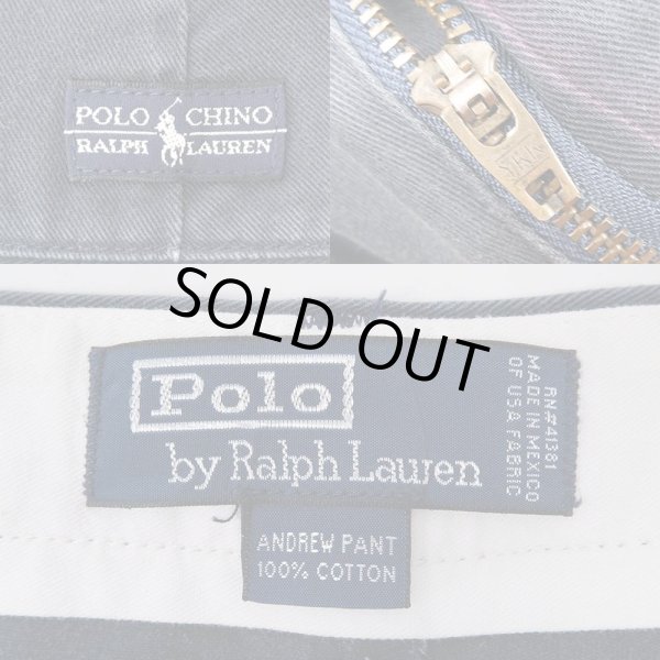 画像3: 90's Polo Ralph Lauren 2タック チノトラウザー "ANDREW PANT" (3)