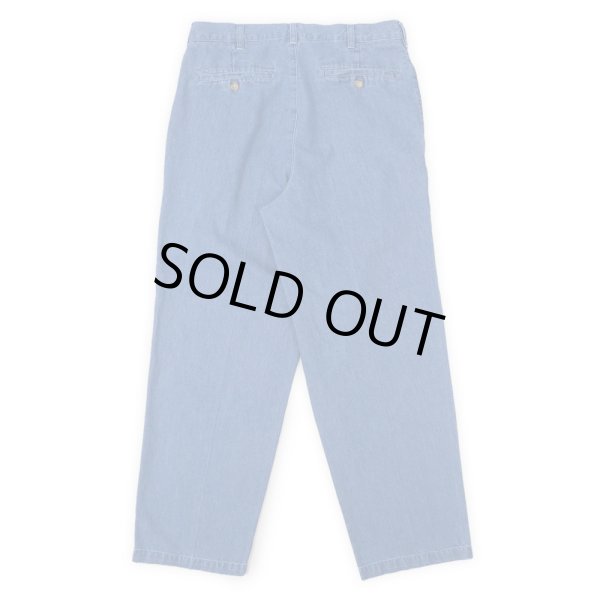 画像2: 00's unknown 2タック デニムトラウザー "W32 L30" (2)