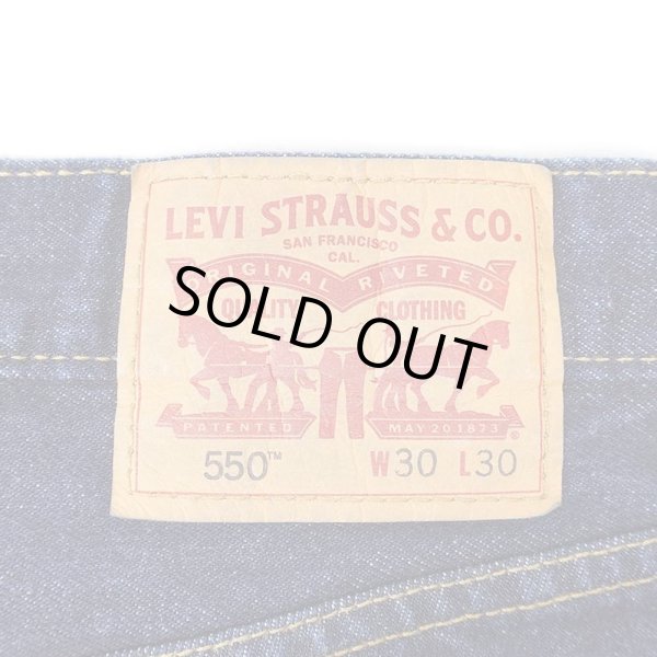 画像3: 00's Levi's 550 デニムパンツ "Dark Indigo / W30 L30" (3)