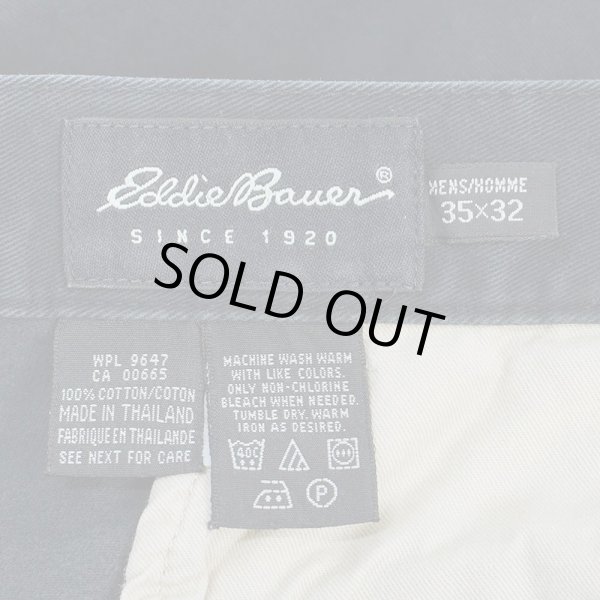 画像3: 00's Eddie Bauer チノカーゴパンツ "FADE BLACK" (3)