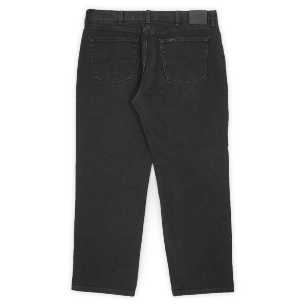 画像2: 00's Lee ブラックデニムパンツ "W36 L29" (2)