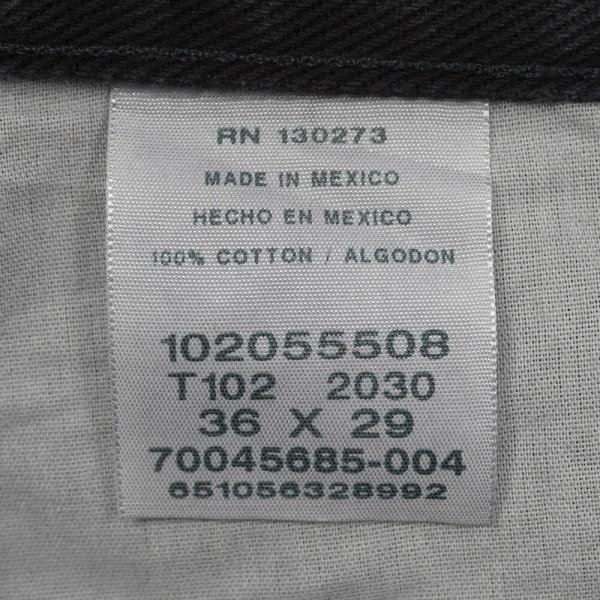 画像3: 00's Lee ブラックデニムパンツ "W36 L29" (3)