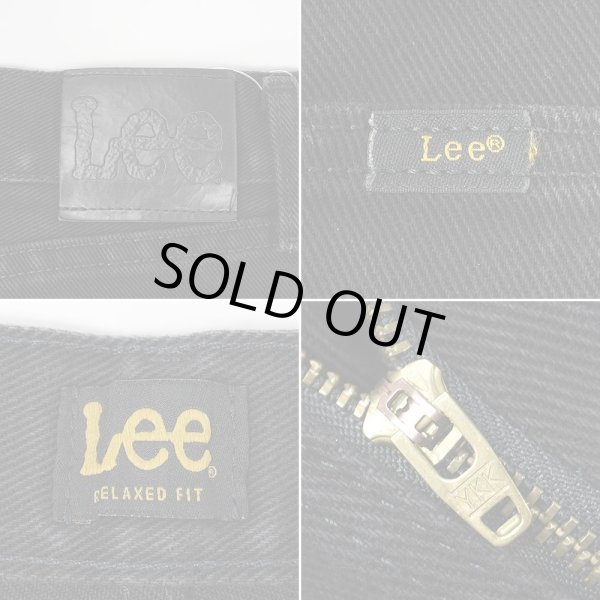 画像4: 00's Lee ブラックデニムパンツ "W36 L29" (4)