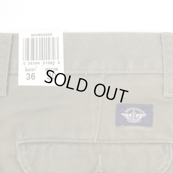 画像3: Late 90's DOCKERS ノータック チノトラウザー "OLIVE / DEADSTOCK" (3)