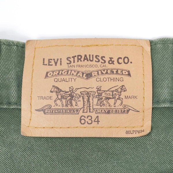 画像3: 90's Levi's 634 カラーデニムパンツ "MADE IN CANADA / W33 L32" (3)