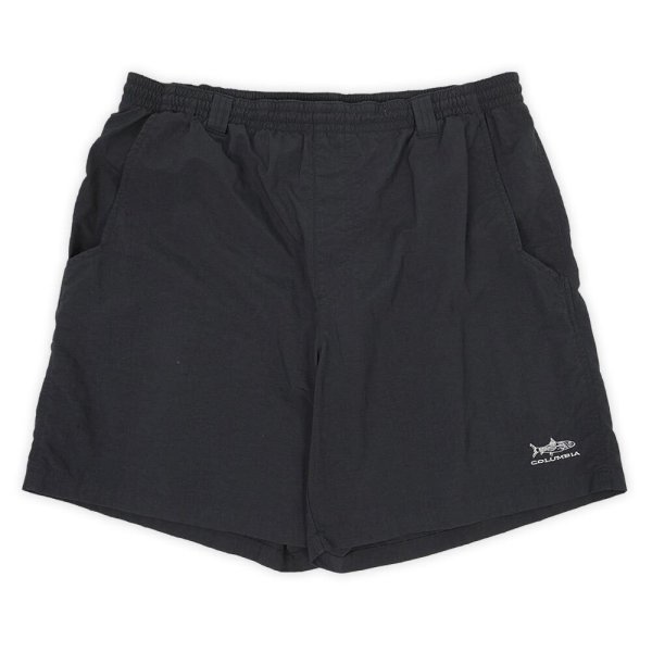 画像1: 00's Columbia PFG パッカブル ナイロンショーツ "BLACK" (1)