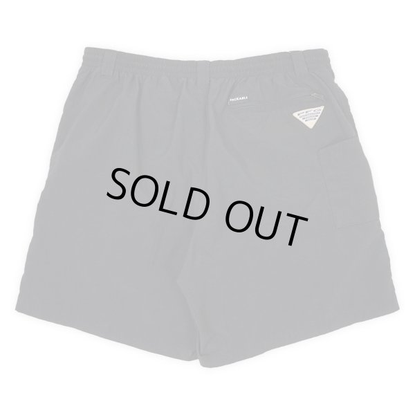 画像2: 00's Columbia PFG パッカブル ナイロンショーツ "BLACK" (2)