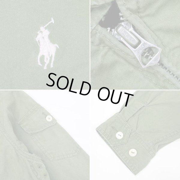 画像4: 00's Polo Ralph Lauren コットンフーディージャケット (4)