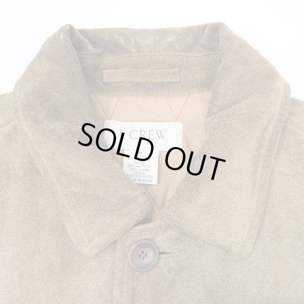 画像3: 00's J.CREW スウェードレザー ハーフコート (3)